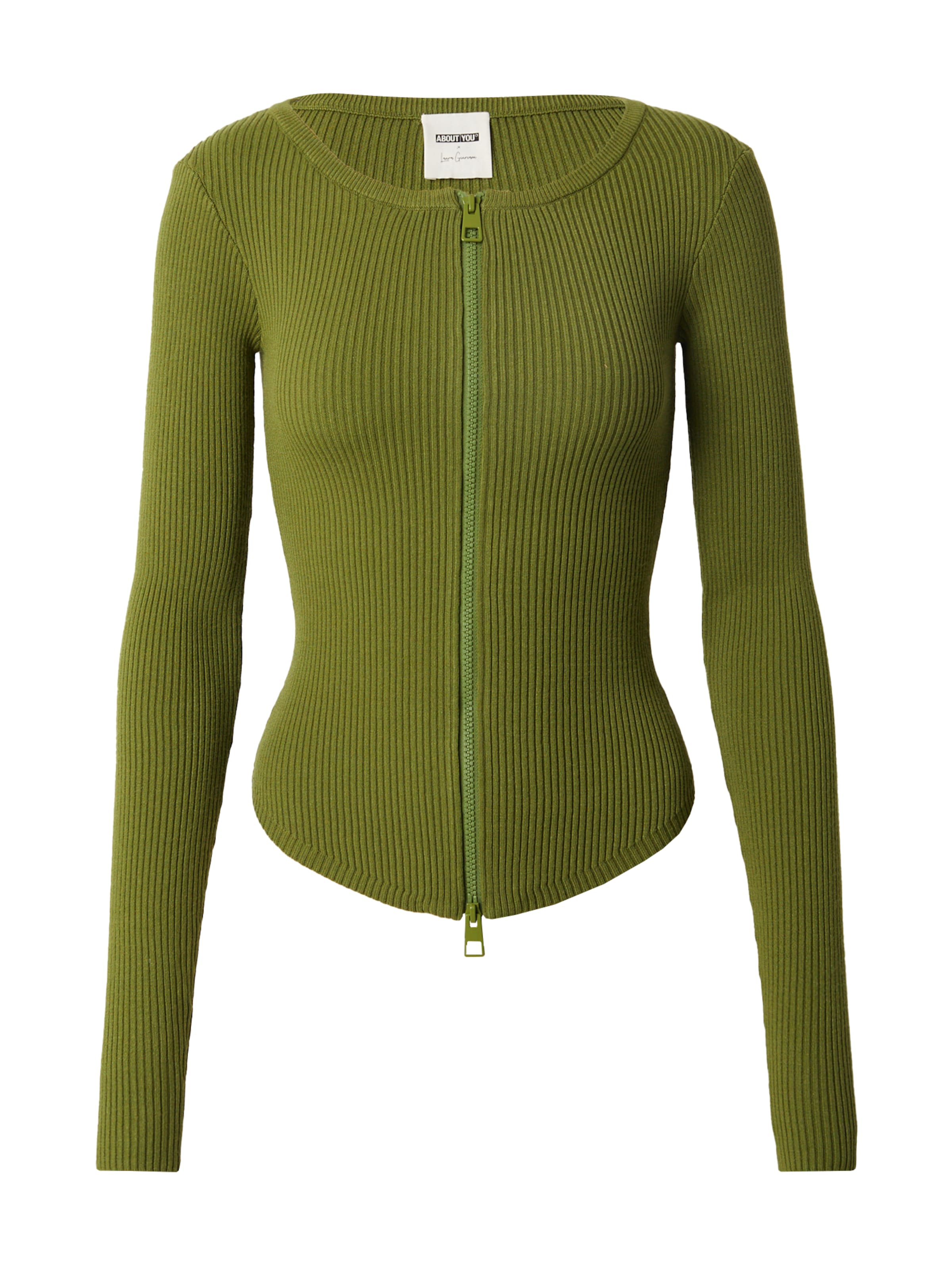 ABOUT YOU x Laura Giurcanu Kardigan w kolorze oliwkowym, Podgląd produktu