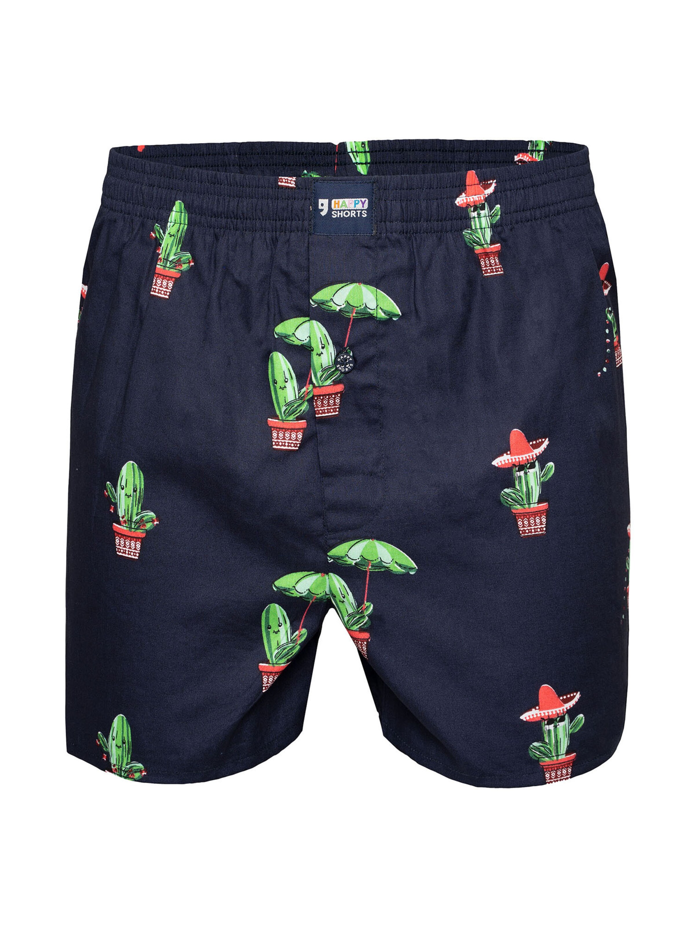 Boxers ' Motive ' Happy Shorts en bleu