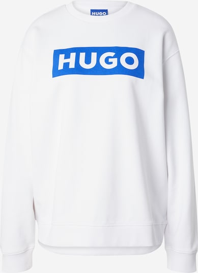 HUGO Sweat-shirt 'Classic' en bleu / blanc, Vue avec produit