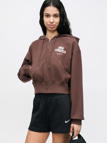 Veste de survêtement 'PHNX FLC' Nike Sportswear en marron
