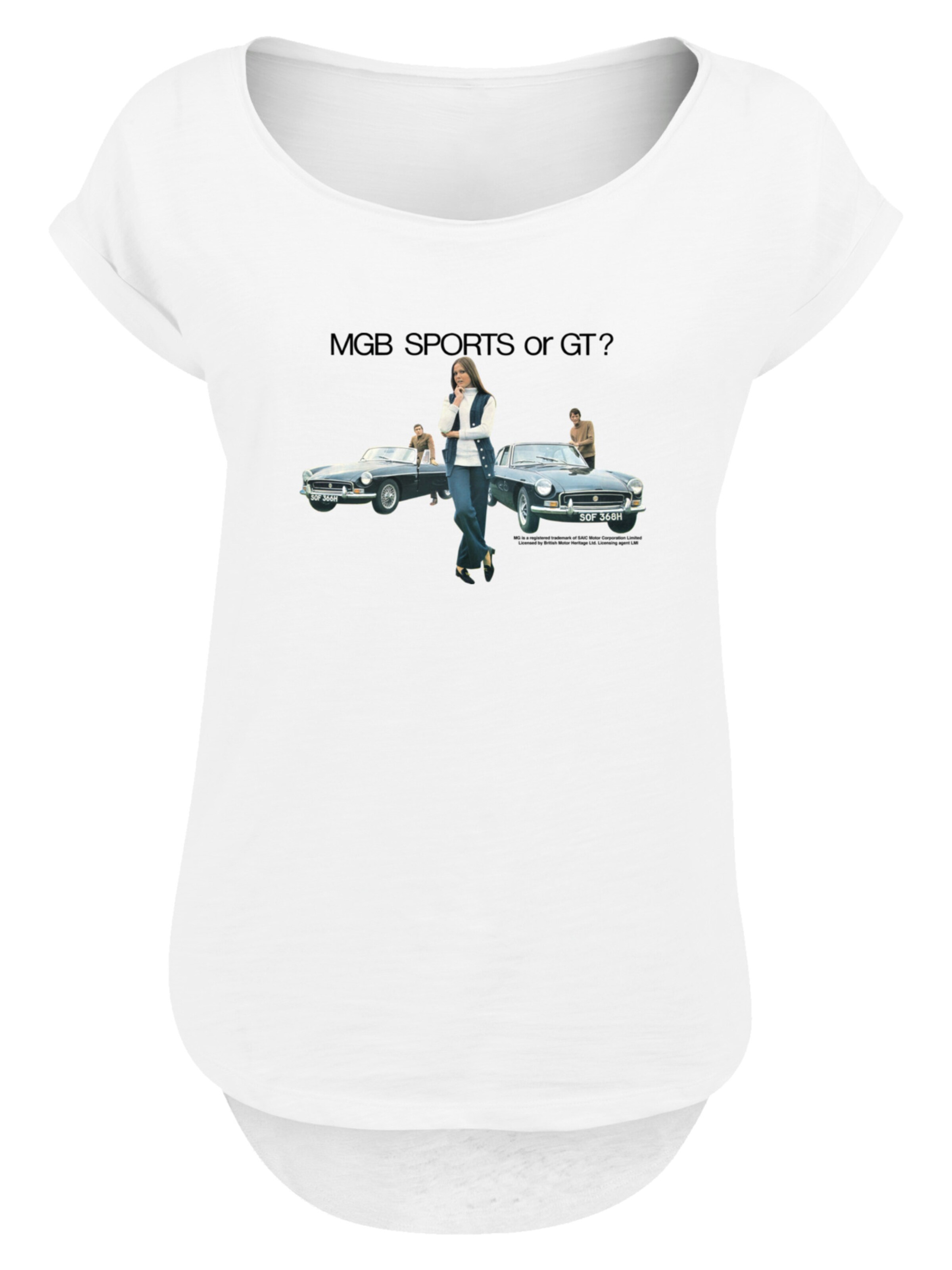 F4NT4STIC Shirt in Wit: voorkant