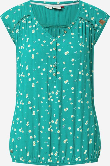 Ragwear Chemisier 'SALTY' en bleu / citron vert / jade / blanc, Vue avec produit