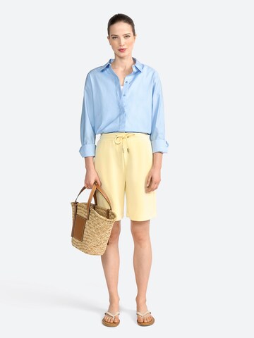 regular Pantaloni di Rich & Royal in giallo