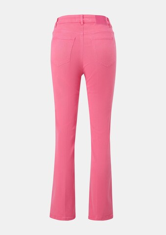 comma casual identity Flared Broek in Roze