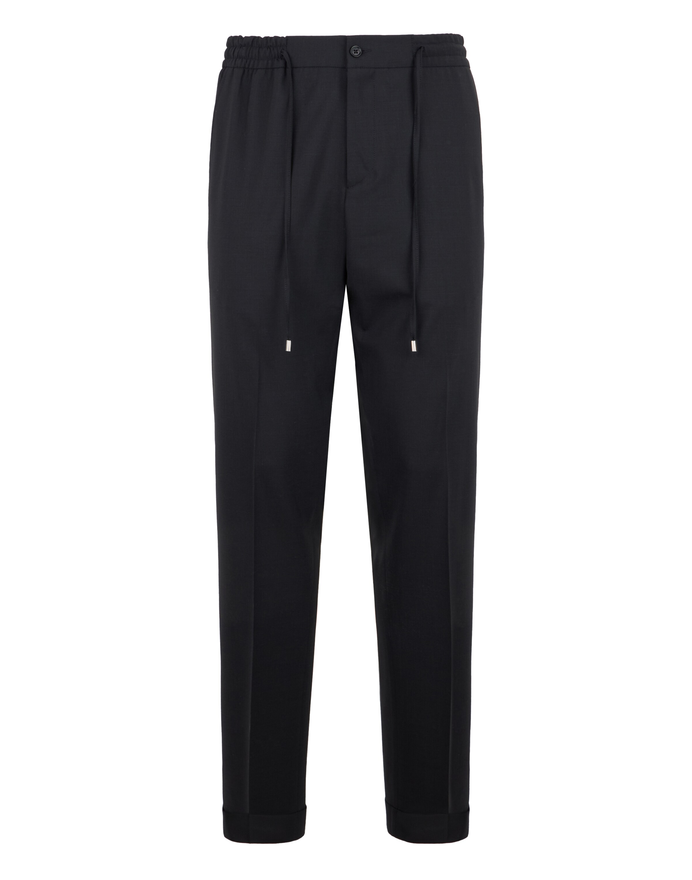 Philipp Plein Regular Trousers in Black: front