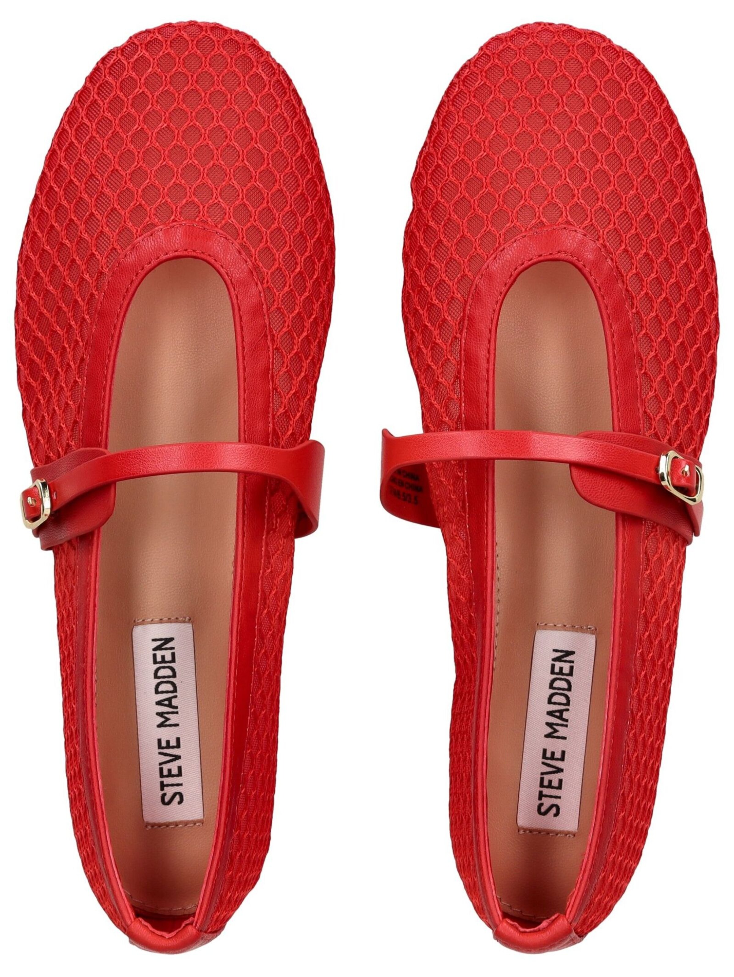 STEVE MADDEN Strap ballerina in Red