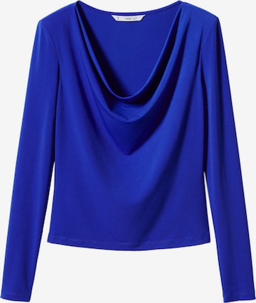 MANGO Shirt 'HANA' in Blauw: voorkant