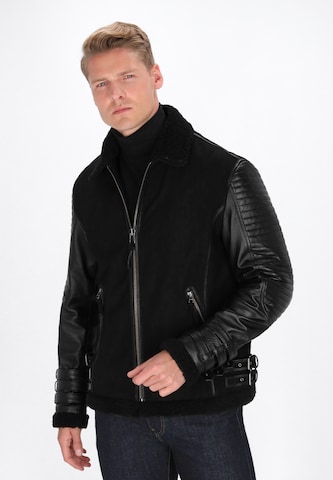 Veste mi-saison DreiMaster Vintage en noir : devant