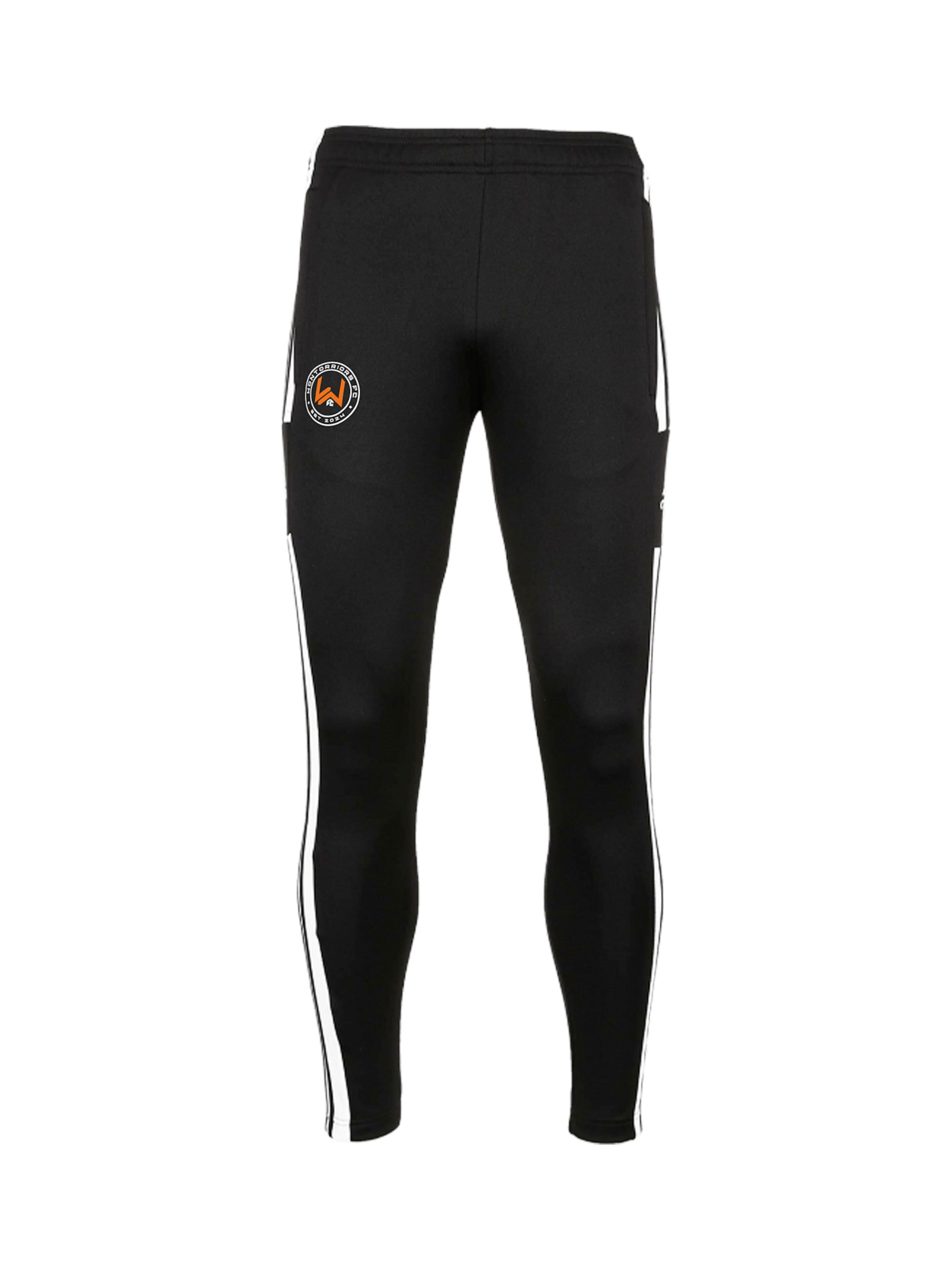 ADIDAS PERFORMANCE Slimfit Sportovní kalhoty – černá: přední strana