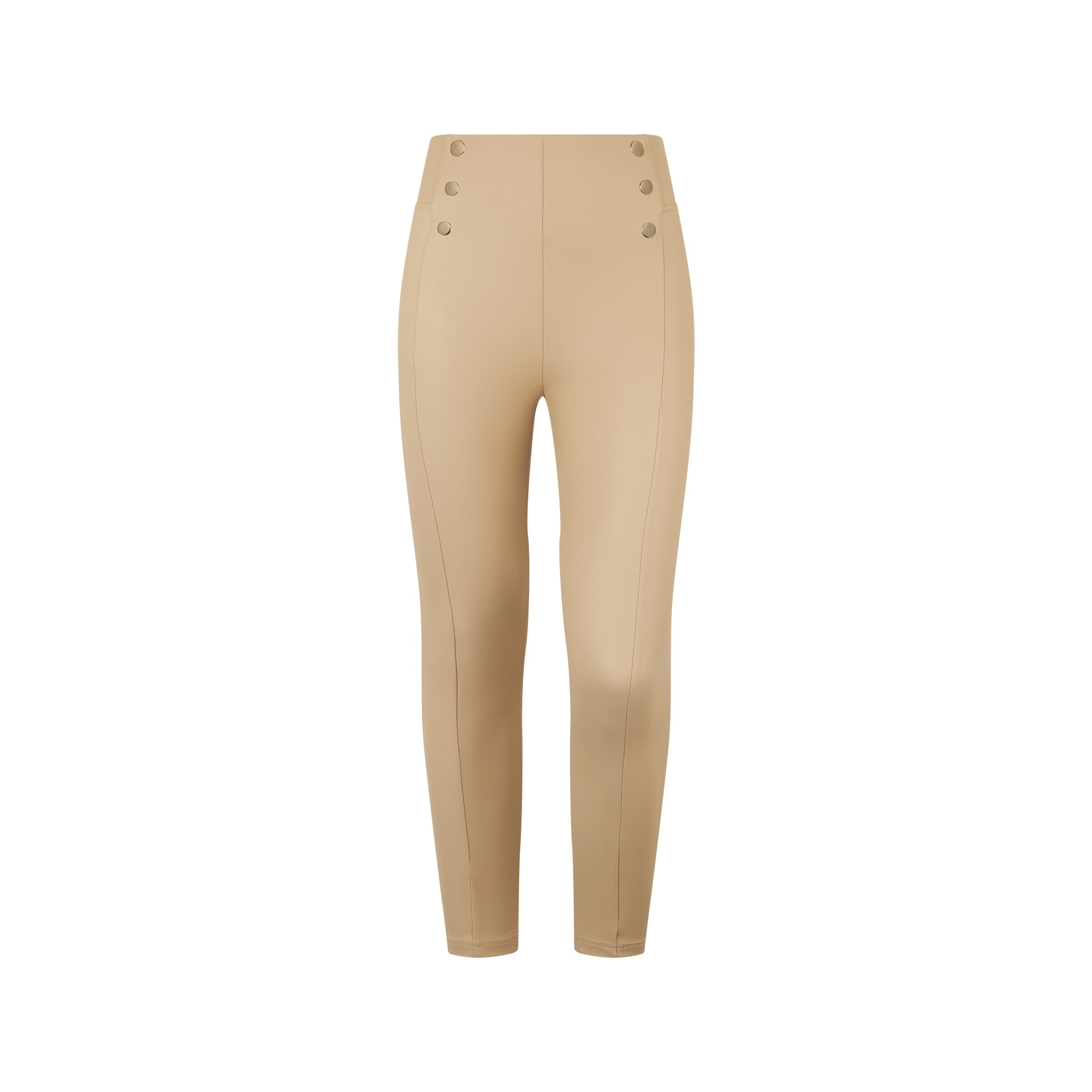 Freddy Skinny Leggings in Beige: front