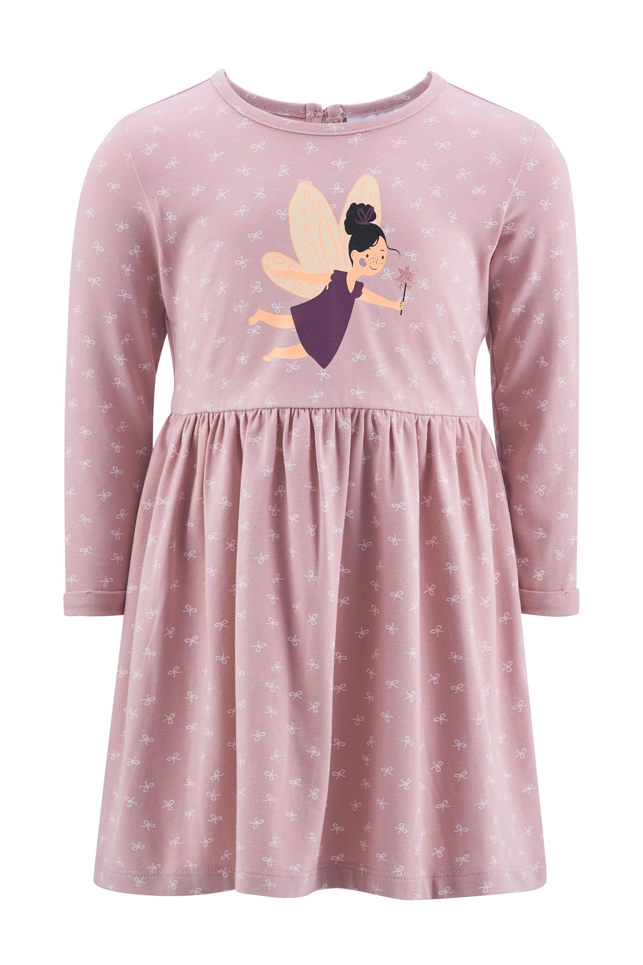 happy girls - Vestido em rosa: frente