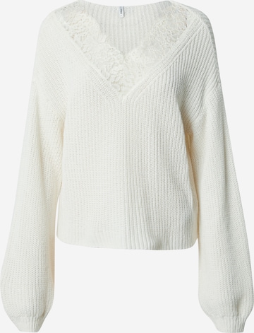 Pullover 'NOLA' di ONLY in bianco: frontale