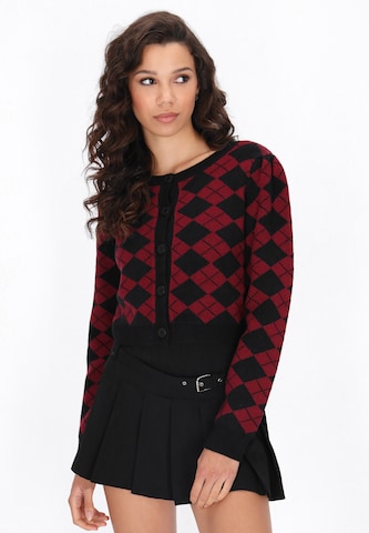 Cardigan myMo ROCKS en rouge : devant