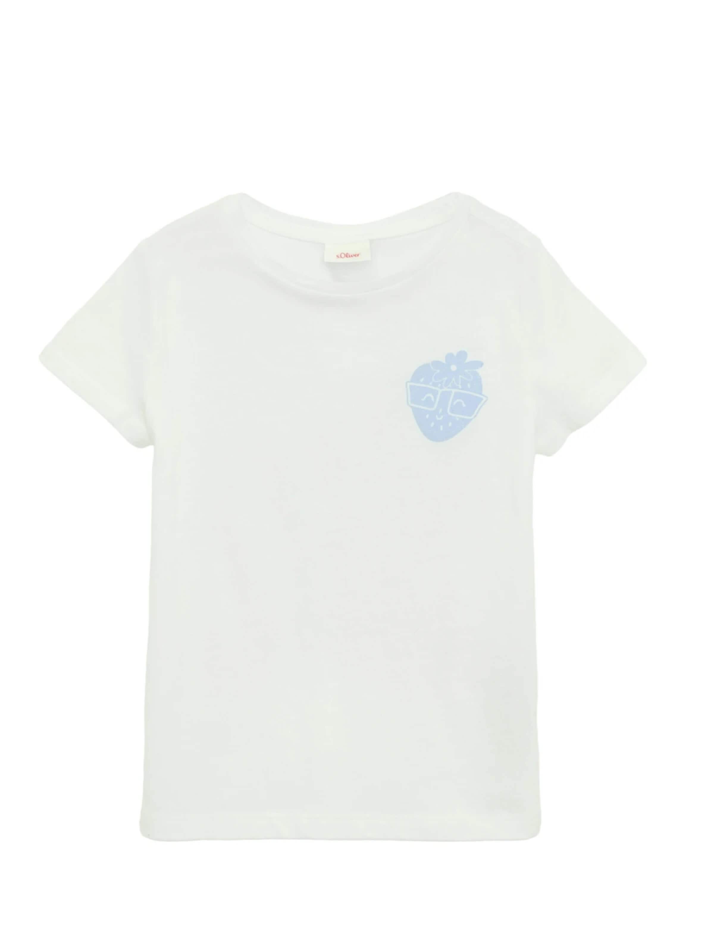 s.Oliver Shirt 's.Oliver - T-shirt' in Wit: voorkant