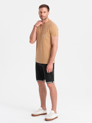 Ombre Slimfit Jeans in Zwart