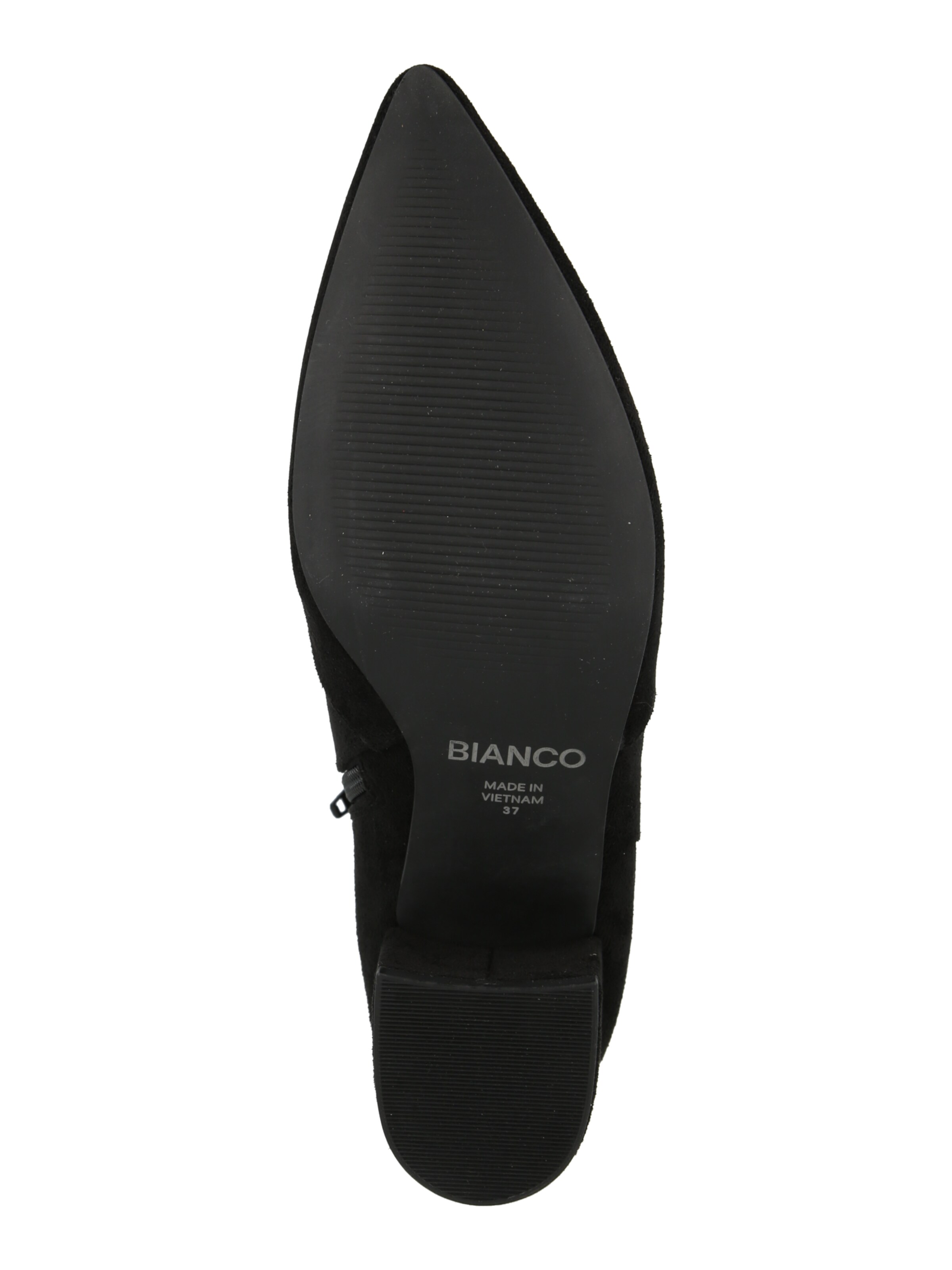 Bianco Stiefeletten 'Faux Suede' in Schwarz