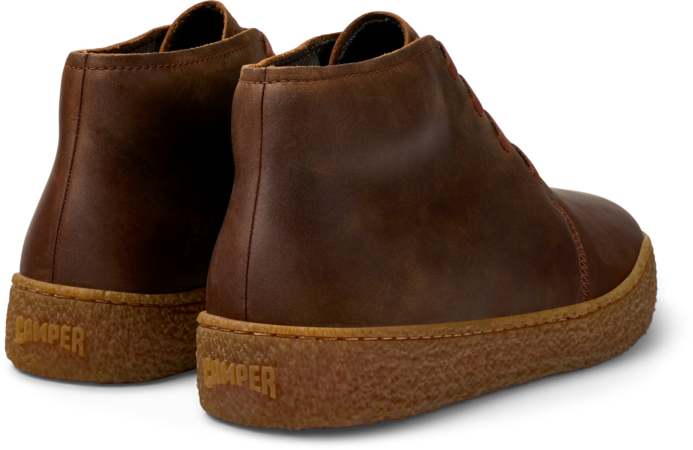 CAMPER Schnürboots 'Peu Terreno' in Braun