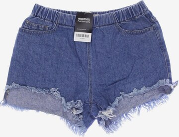 Bershka Shorts in S in Blue: front