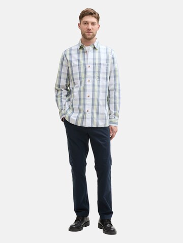 Coupe regular Chemise TOM TAILOR en bleu