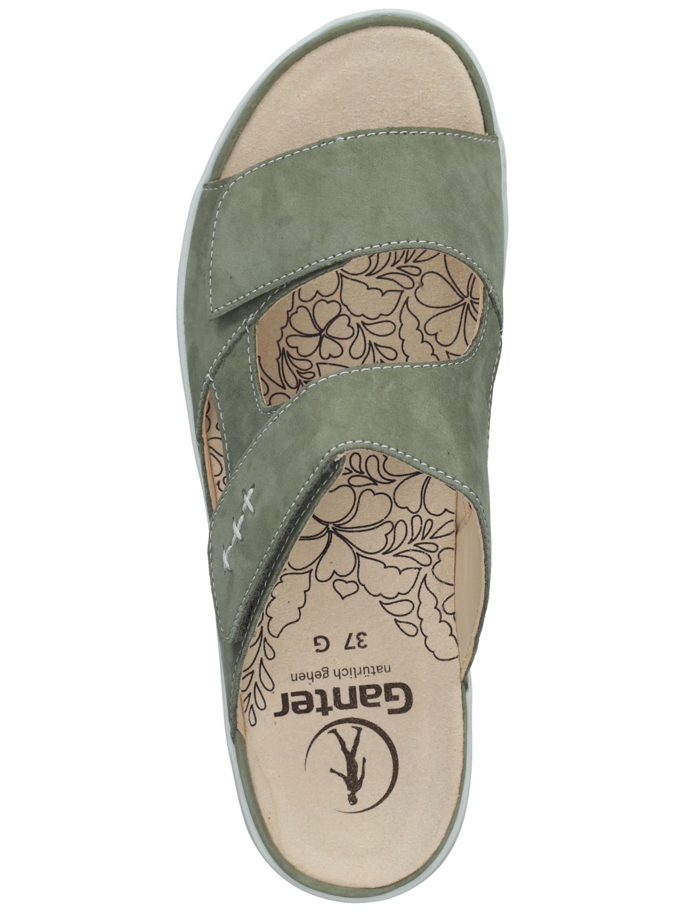 Ganter Muiltjes 'Gina' in Groen