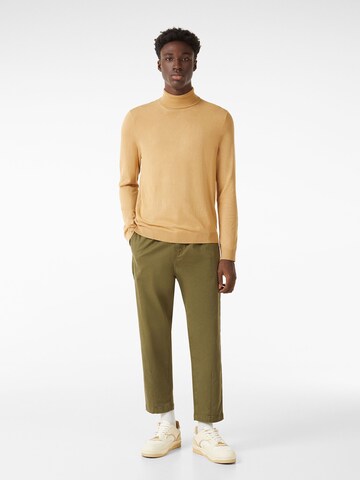Bershka Sweter w kolorze beżowy