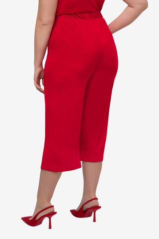 Wide Leg Pantalon Ulla Popken en rouge