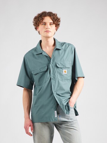 Carhartt WIP Comfort Fit Košeľa - Zelená: predná strana