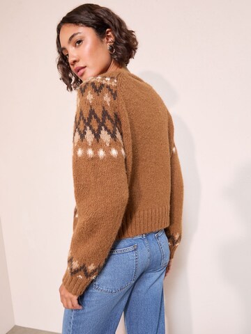 Friends Like These Плетена жилетка в кафяво