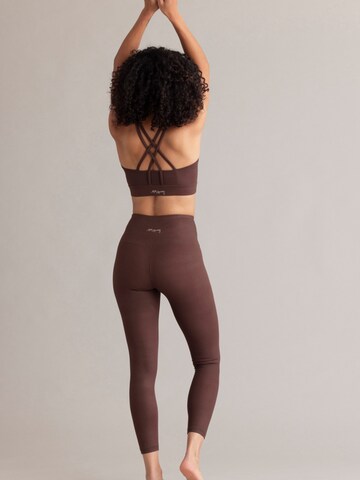 Hey Honey Skinny Leggings 'Cropped' in Braun