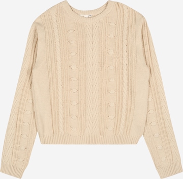 The New Trui 'DEBBY' in Beige: voorkant