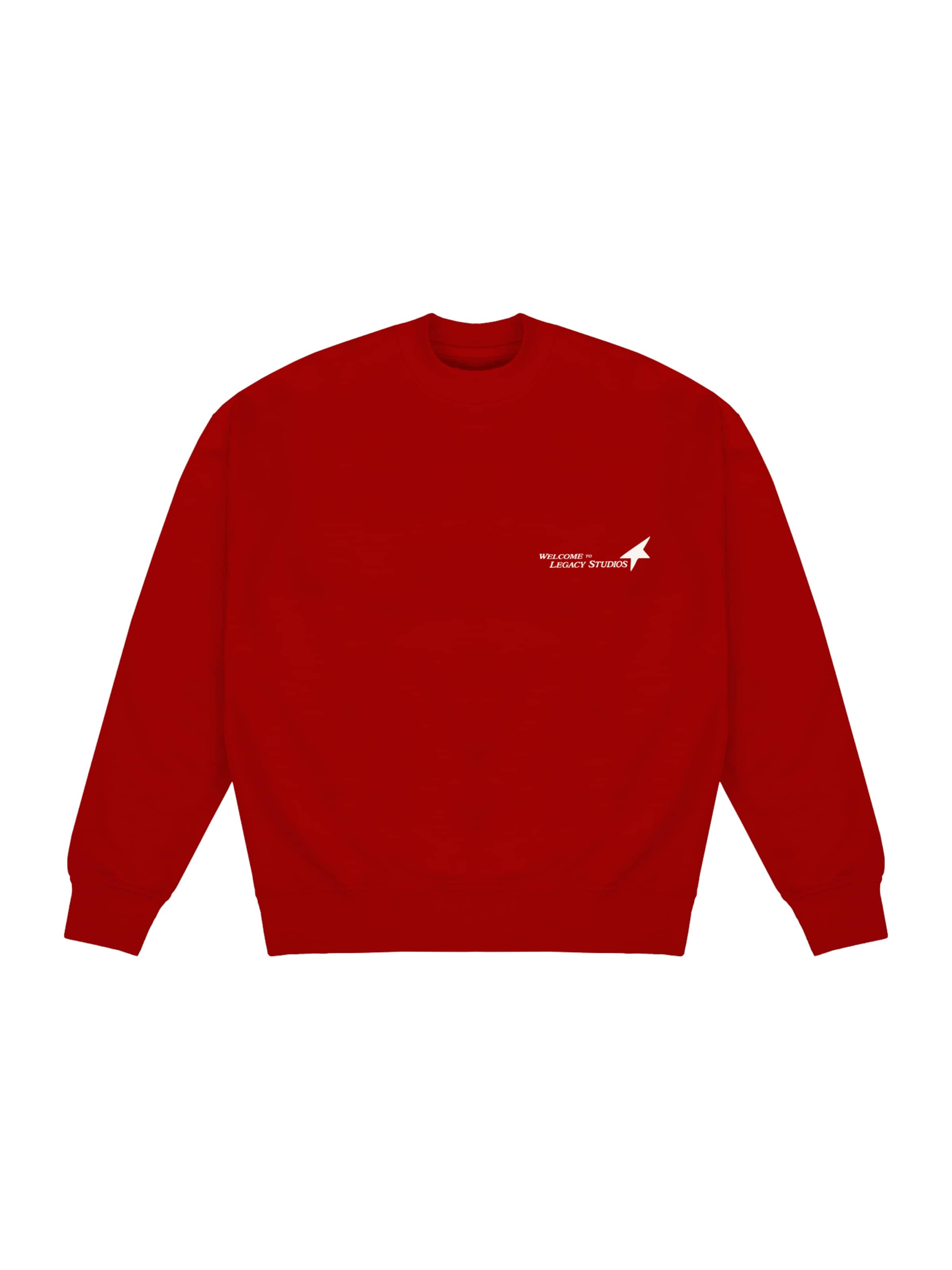 Legacy Studios Sweatshirt in Red: front