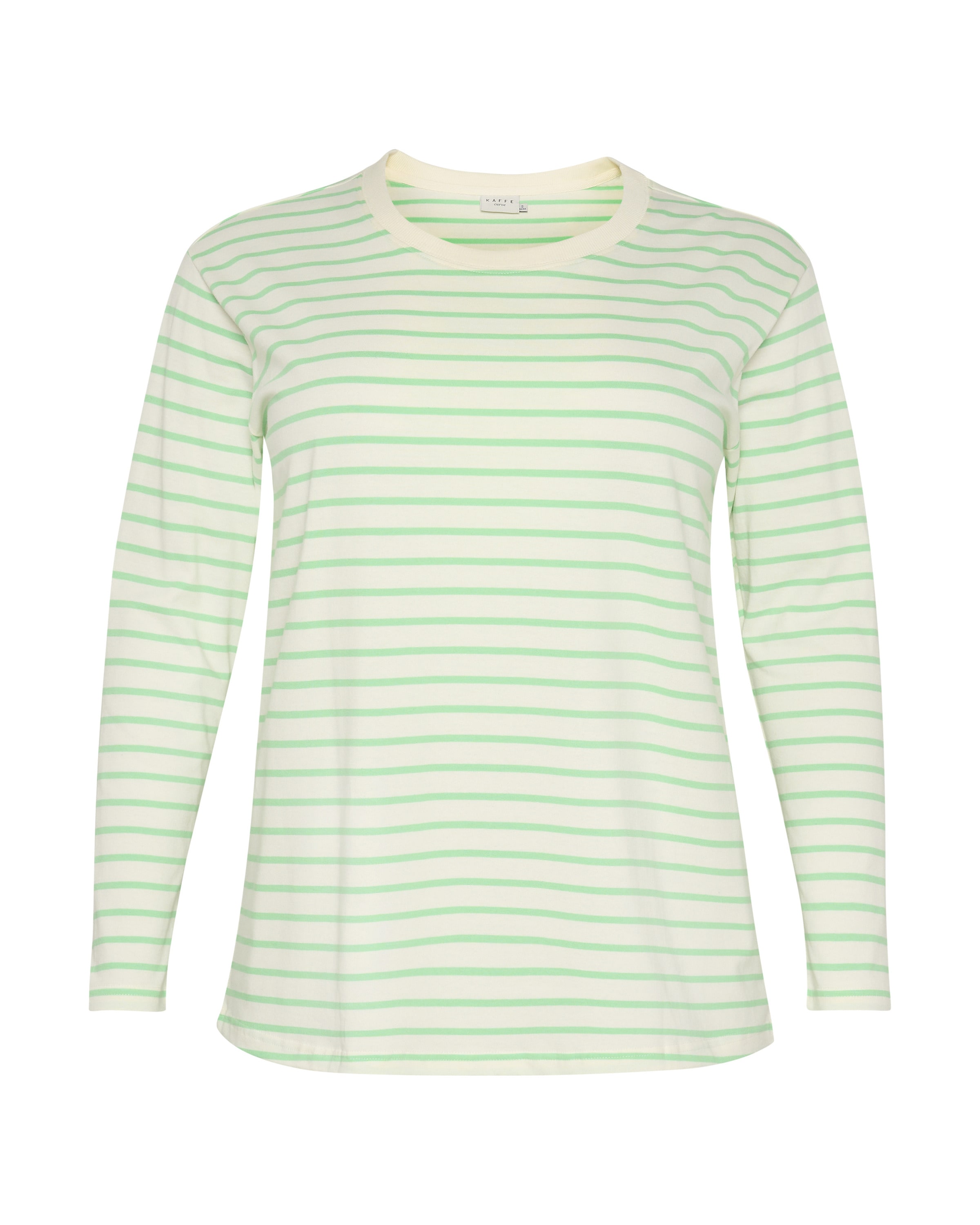 KAFFE CURVE T-shirt 'KC Winni' i grön: framsida