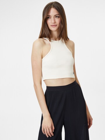 The Ragged Priest Knitted top 'CULT' in White: front