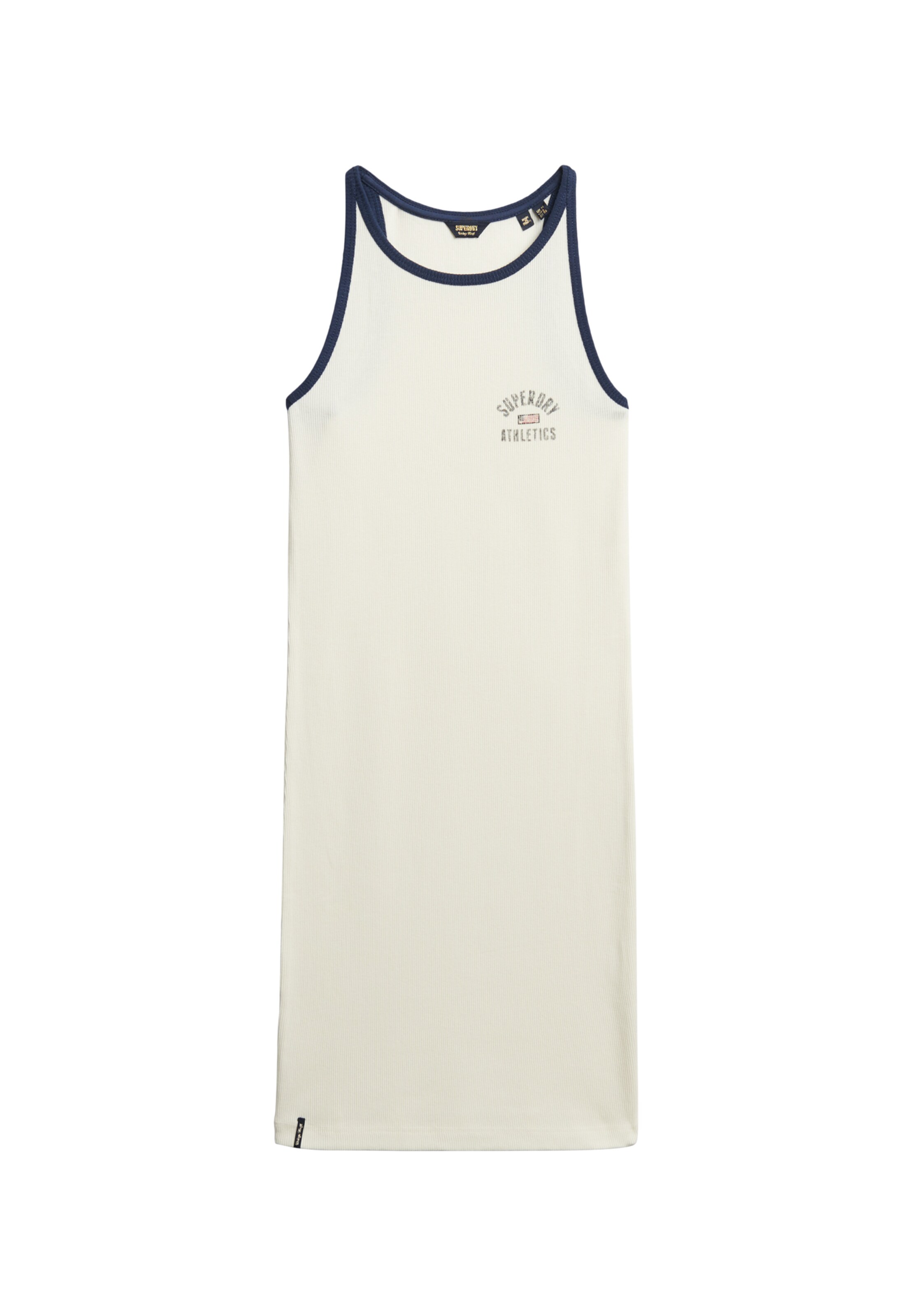 Superdry Kleid 'Essentials' in Weiß: Vorderseite