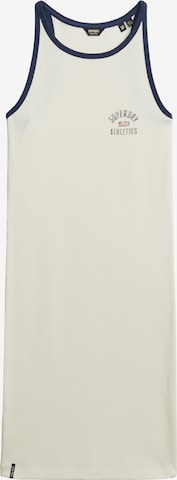 Robe 'Essentials' Superdry en blanc : devant