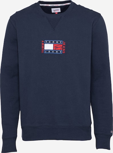 Tommy Jeans Sweatshirt in blau / navy / rot / weiß, Produktansicht