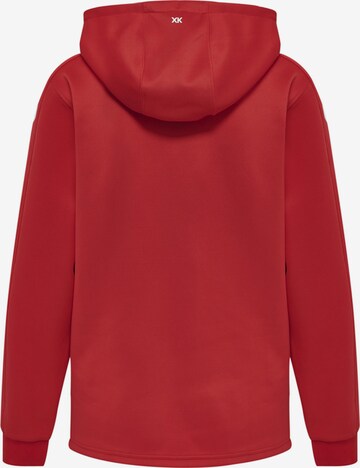 Hummel Athletic Zip-Up Hoodie in Red