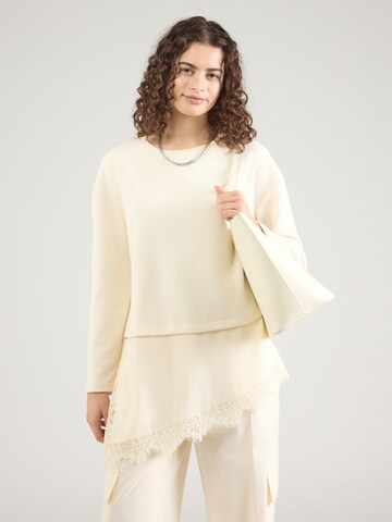 Maglietta 'Vicky' di ABOUT YOU in bianco: frontale