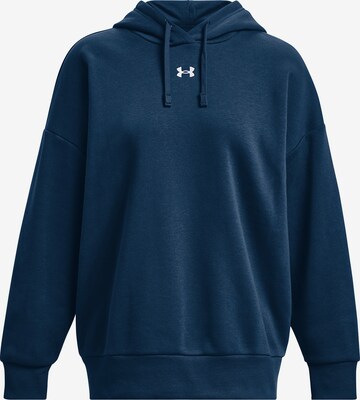 UNDER ARMOUR Athletic Sweatshirt 'Rival' in Blue: front