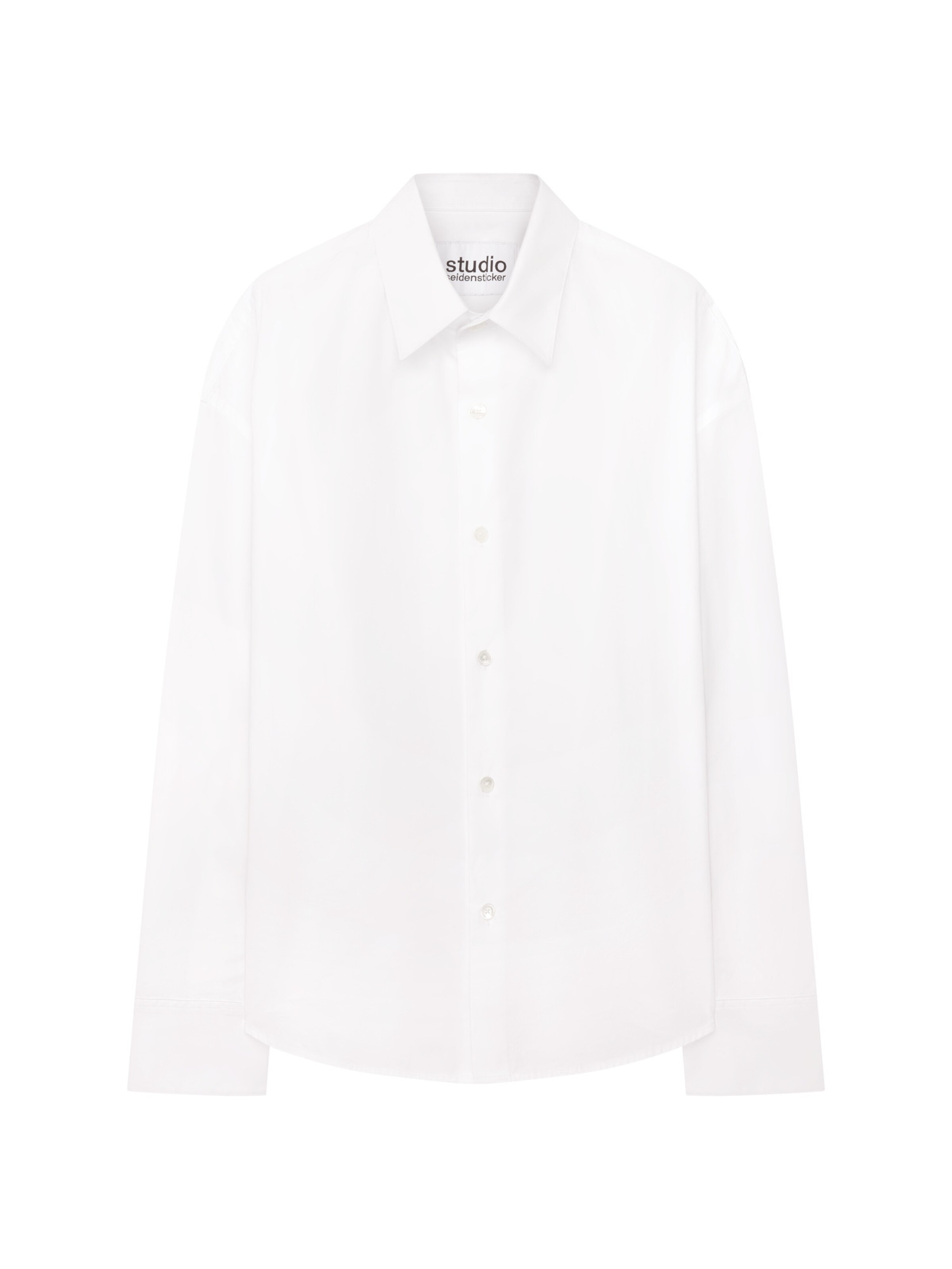 Studio Seidensticker Regular fit Overhemd in Wit: voorkant