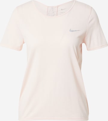 NIKE - Camisa funcionais 'Run Division' em rosa: frente