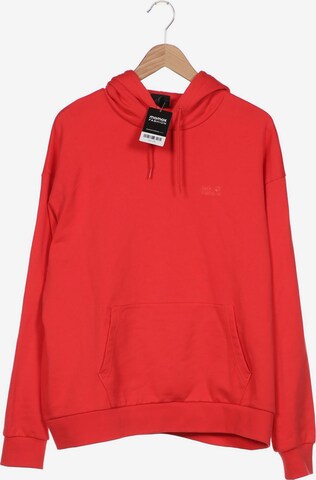 JACK WOLFSKIN Sweatshirt & Zip-Up Hoodie in 4XL in Red: front