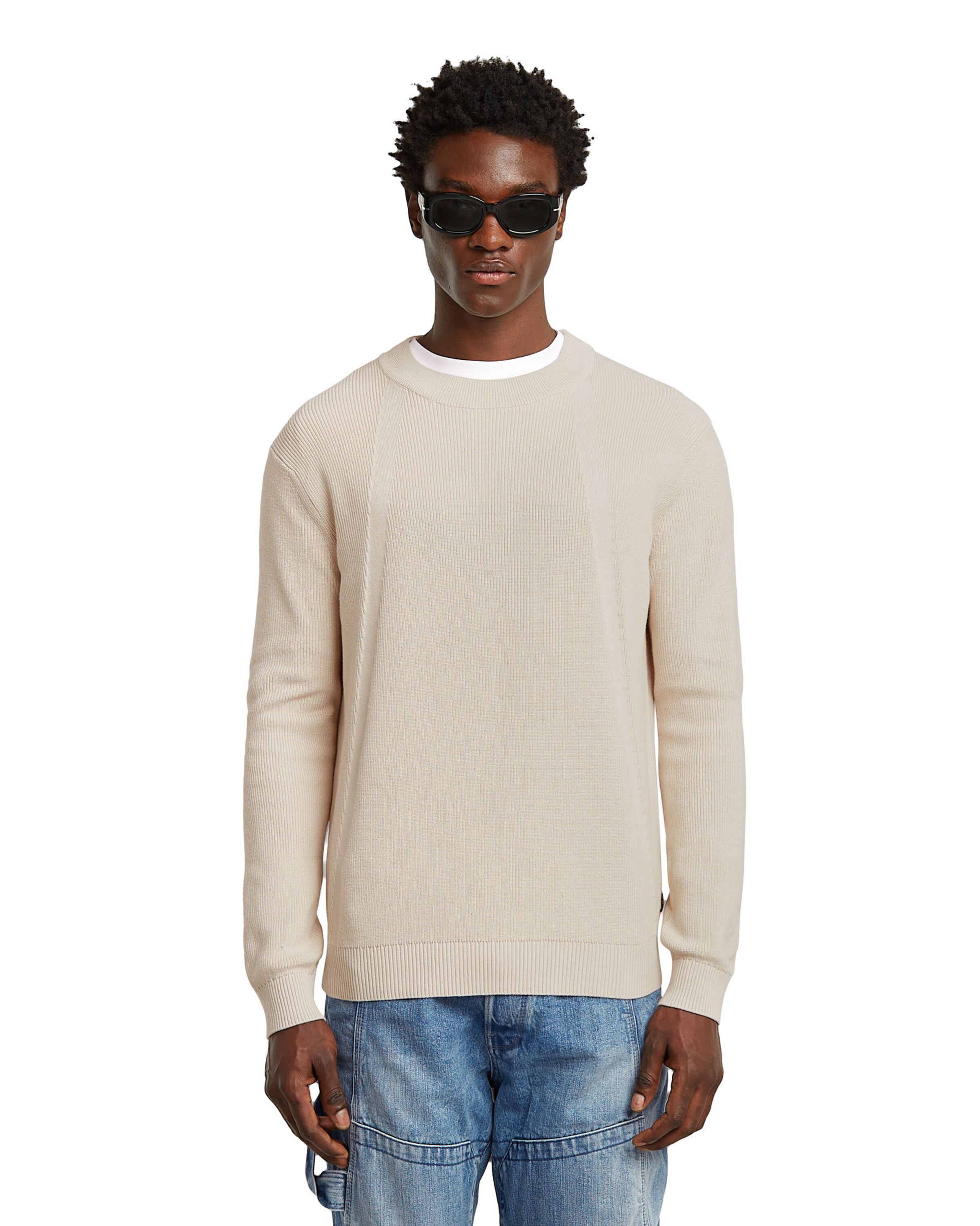 G-STAR Sweater in White: front