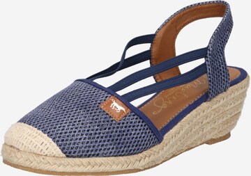 MUSTANG Sandals in Blue: front