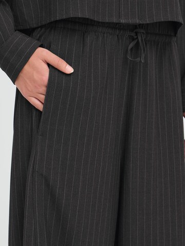 ICHI Loose fit Pants 'IXTRINE' in Grey