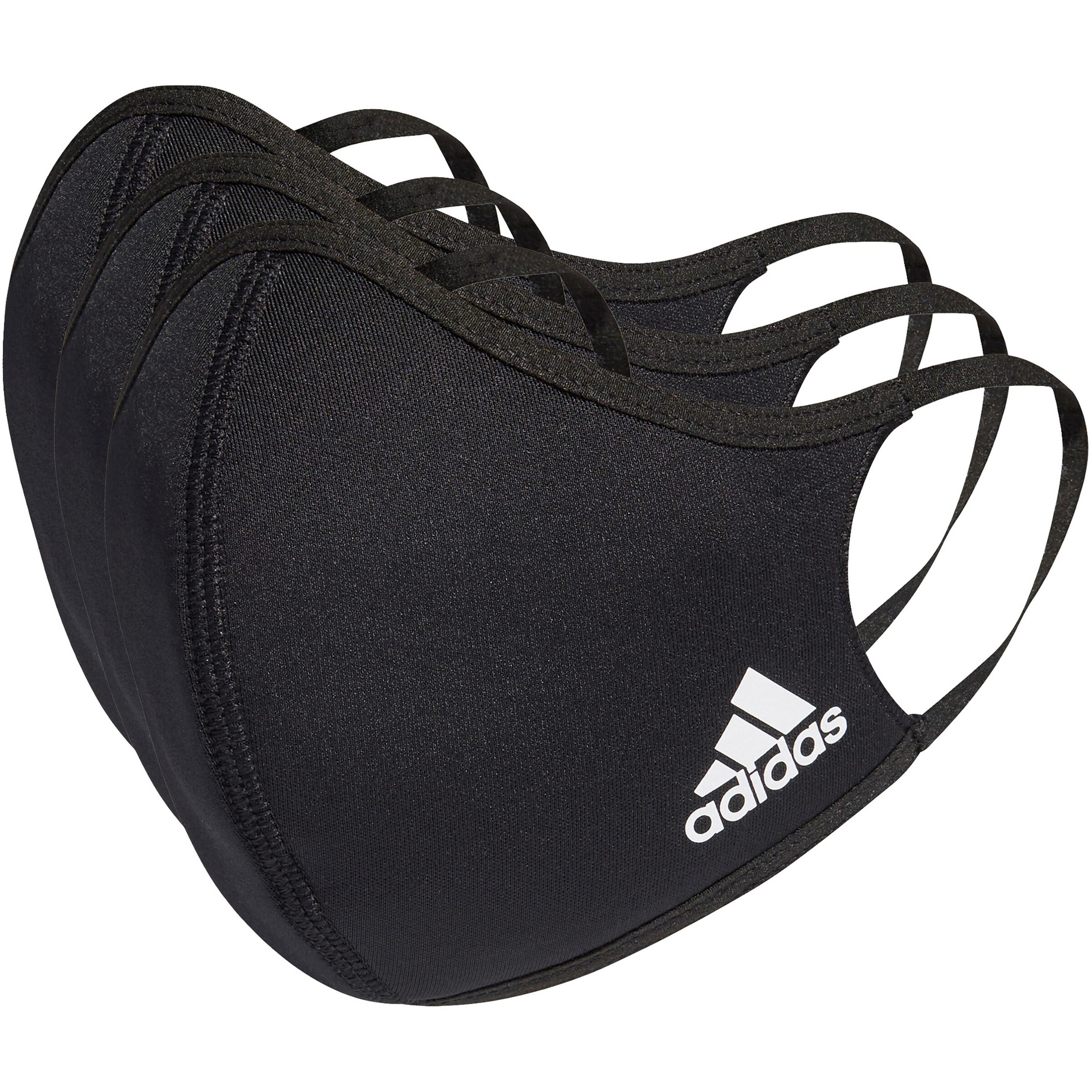 ADIDAS SPORTSWEAR Gesichtsmaske in Schwarz: Vorderseite