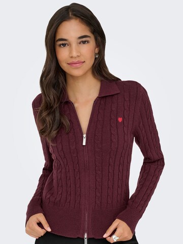 ONLY - Cárdigan 'ONLKATIA' en rojo