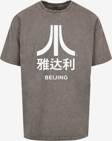 T-Shirt 'Atari Beijing white Retro Arcade Games' F4NT4STIC en gris : devant