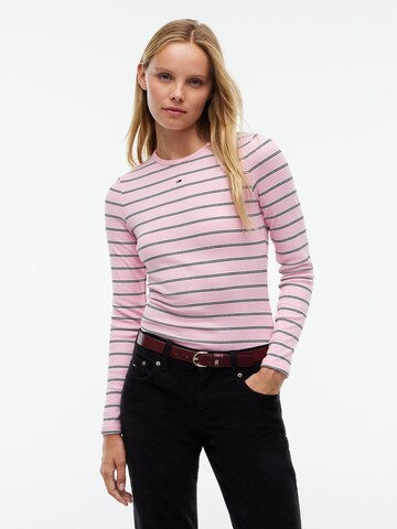 Tommy Jeans Shirt in Pink: Vorderseite