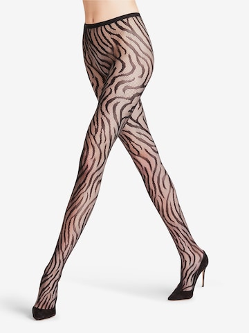 FALKE Tights 'Zebra' in Black: front